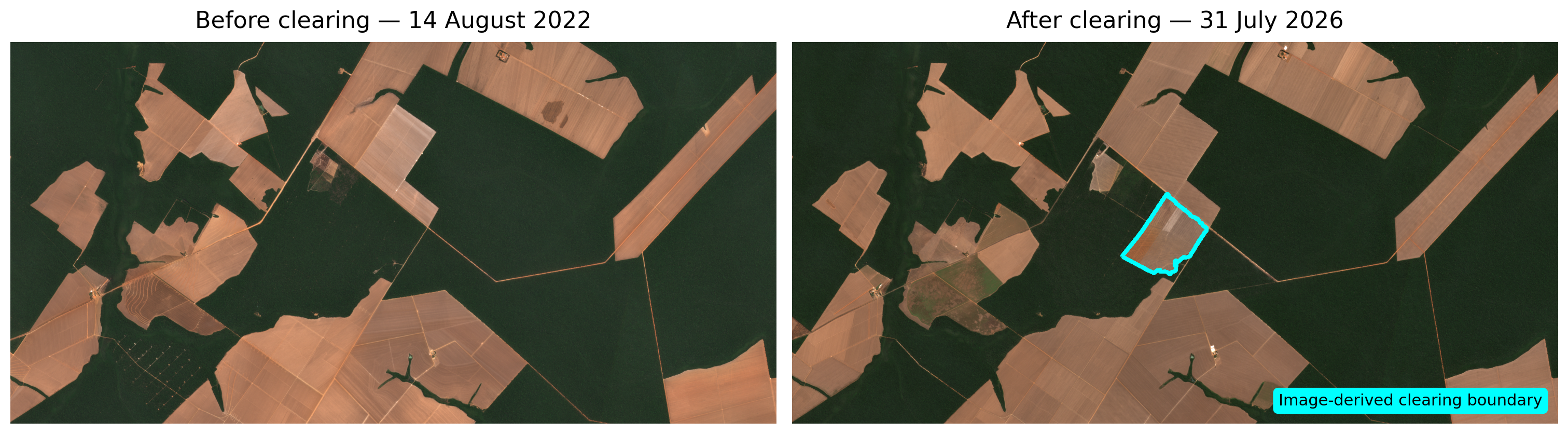 Dated satellite comparison